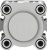 3659467 Стандартный цилиндр DSBC-50-20-D3-PPVA-N3 FESTO