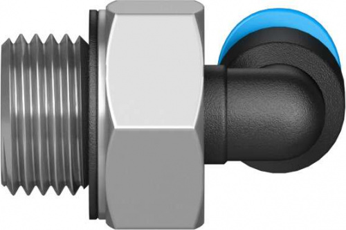 186268 Угловой штуцер с цанговым зажимом и резьбой QSML-G1/8-4 FESTO 186268 Угловой штуцер с цанговым зажимом и резьбой QSML-G1/8-4 FESTO