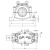 Корпус подшипника SNL 3048 SKF (на закрепительной втулке d = 220 мм) Корпус подшипника SNL 3048 SKF (на закрепительной втулке d = 220 мм)