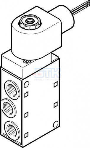 535910 Распределитель с электроуправлением MFH-5-1/4-S-EX FESTO