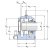 Корпус подшипника SONL 224-524 SKF (цилиндрическая посадка d = 120 мм)