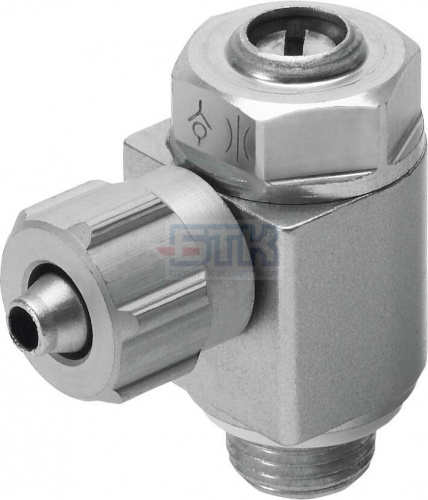 151173 Дроссель с обратным клапаном GRLA-1/4-PK-4-B FESTO 151173 Дроссель с обратным клапаном GRLA-1/4-PK-4-B FESTO