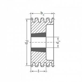 Клиновый шкив SPB 200/4 Optibelt Клиновый шкив SPB 200/4 Optibelt