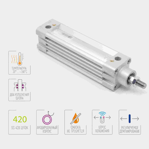 Пневмоцилиндр DMC-032-SYA-0020-K1 Pemaks