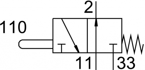 10403 Пневматический концевой выключатель SO-3-PK-3-B FESTO