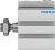 188198 Короткоходовый цилиндр AEVC-32-5-A-P-A FESTO