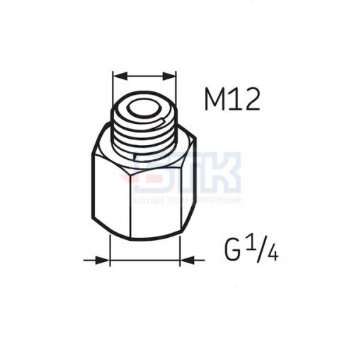 Переходник G1/4 – M12 LAPN 12 SKF Переходник G1/4 – M12 LAPN 12 SKF