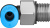 186352 Угловой штуцер с цанговым зажимом и резьбой QSML-M7-4 FESTO