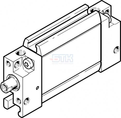 164004 Плоский цилиндр DZF-12-25-P-A FESTO