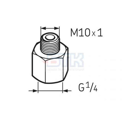 Переходник G1/4 – M10x1 LAPN 10X1 SKF Переходник G1/4 – M10x1 LAPN 10X1 SKF