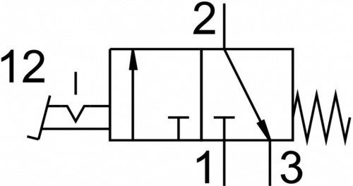 8986 Распределитель с педальным управлением FP-3-1/4-B FESTO