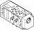 555785 Вертикальная плита питания воздухом VABF-S1-2-P1A3-G12 FESTO