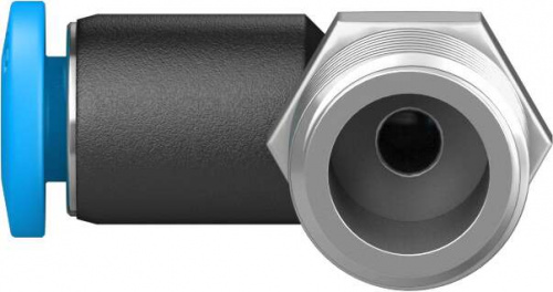 153334 Угловой штуцер с цанговым зажимом и резьбой QSML-1/8-4 FESTO 153334 Угловой штуцер с цанговым зажимом и резьбой QSML-1/8-4 FESTO