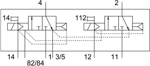 553257 Распределитель с электроуправлением CPV10-M1H-2X3-GLS-K-M7 FESTO 553257 Распределитель с электроуправлением CPV10-M1H-2X3-GLS-K-M7 FESTO