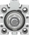 188201 Короткоходовый цилиндр AEVC-32-5-A-P FESTO