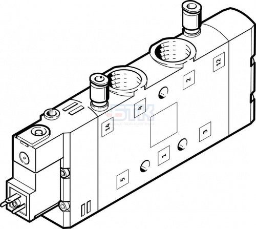 163814 Распределитель с электроуправлением CPE24-M2H-5LS-3/8 FESTO 163814 Распределитель с электроуправлением CPE24-M2H-5LS-3/8 FESTO