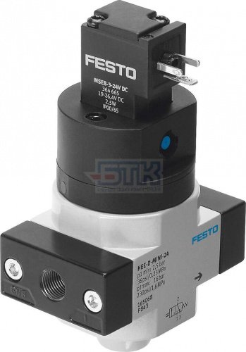 165068 Распределитель плавного пуска HEE-1/8-D-MINI-24 FESTO 165068 Распределитель плавного пуска HEE-1/8-D-MINI-24 FESTO