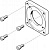 558026 Фланец электродвигателя EAMF-A-62A-100A FESTO