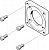 558026 Фланец электродвигателя EAMF-A-62A-100A FESTO