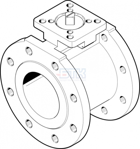 1692208 Шаровой кран VZBC-80-FF-16-22-F07-V4V4T FESTO