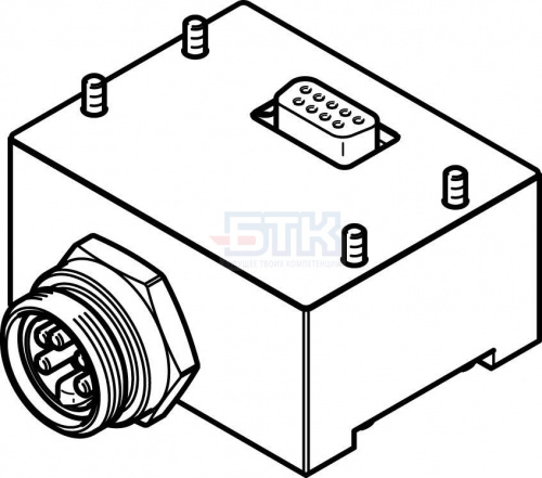 571052 Плита для блочного монтажа CPX-AB-1-7/8-DN FESTO 571052 Плита для блочного монтажа CPX-AB-1-7/8-DN FESTO
