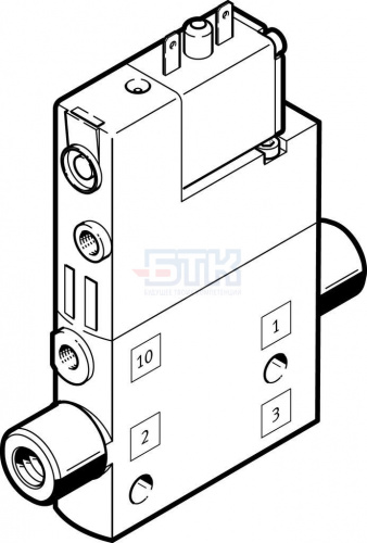 196851 Распределитель с электроуправлением CPE10-M1BH-3OL-M5 FESTO