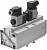 12459 Распределитель с электроуправлением MDH-5/3G-3/4-D-4-24DC FESTO