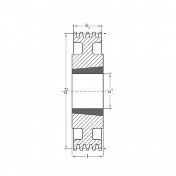 Клиновый шкив SPA 236/2 Optibelt