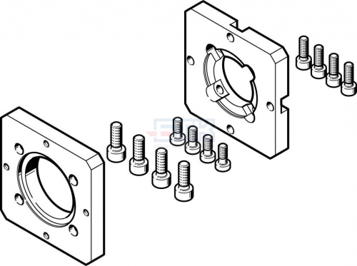 1460097 Фланец электродвигателя EAMF-A-38A-40G FESTO 1460097 Фланец электродвигателя EAMF-A-38A-40G FESTO