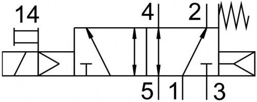566474 Распределитель VUVG-L10-M52-RT-M7-1P3ST FESTO