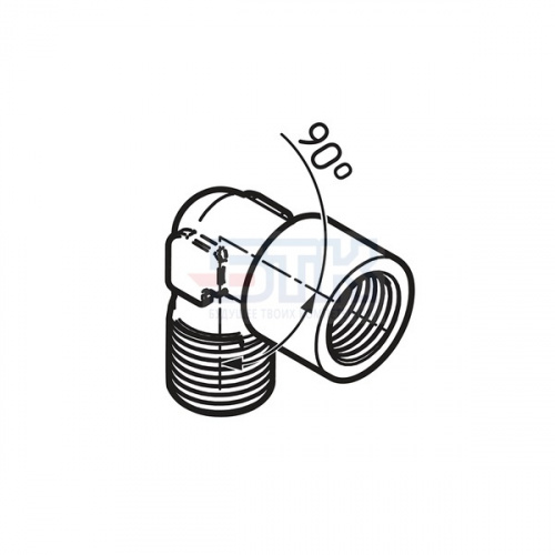 Угловой коннектор 90° LAPA 90 SKF