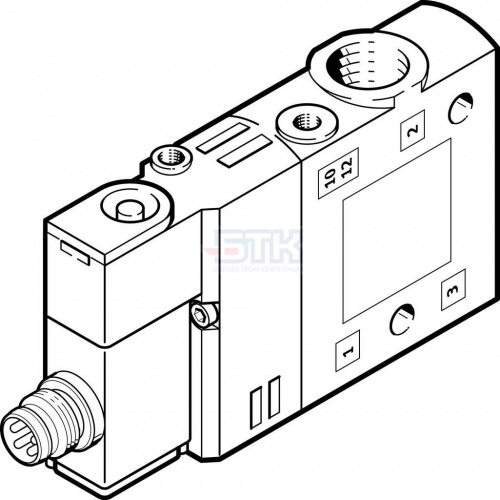 550250 Распределитель с электроуправлением CPE14-M1CH-3OLS-1/8 FESTO