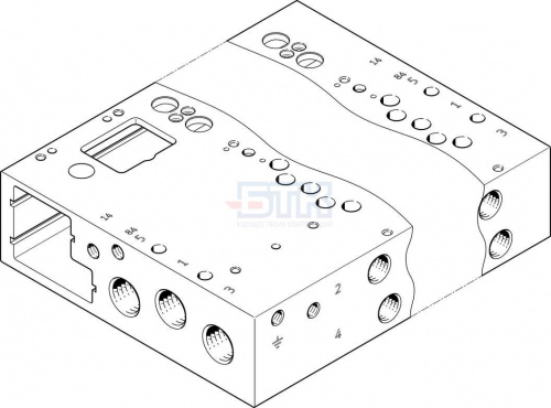 573505 Коллектор VABM-L1-14W-G14-9-GR FESTO
