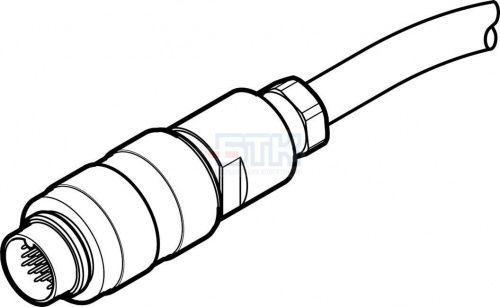 8048654 Соединительный кабель NEBS-SM16G24-K-10-N-LE24 FESTO 8048654 Соединительный кабель NEBS-SM16G24-K-10-N-LE24 FESTO