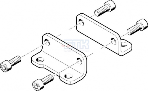 537260 Крепежные лапы HNA-80-R3 FESTO