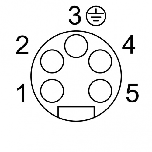 573855 Розетка сетевого питания NEBU-G78W5-K-2-N-LE5 FESTO