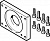 558175 Фланец электродвигателя EAMF-A-38B-40A FESTO
