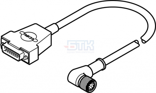550319 Кабель кодирующего устройства NEBM-M12W8-E-10-N-S1G15 FESTO 550319 Кабель кодирующего устройства NEBM-M12W8-E-10-N-S1G15 FESTO