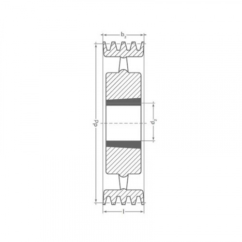 Клиновый шкив TB SPB 315/3 Optibelt Клиновый шкив TB SPB 315/3 Optibelt