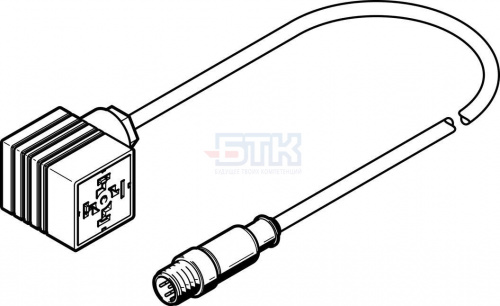 549294 Соединительный кабель NEBC-A1W3-K-0.3-N-M12G5 FESTO