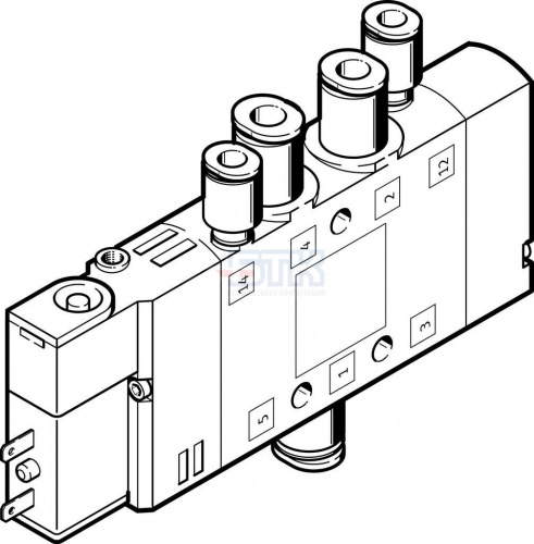 196886 Распределитель с электроуправлением CPE10-M1BH-5LS-QS-6 FESTO 196886 Распределитель с электроуправлением CPE10-M1BH-5LS-QS-6 FESTO