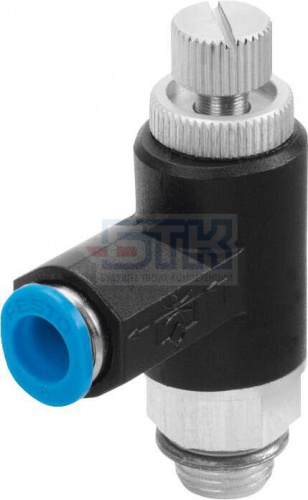 162966 Дроссель с обратным клапаном GRLA-1/8-QS-8-RS-B FESTO