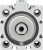 188264 Короткоходовый цилиндр ADVC-50-10-I-P FESTO
