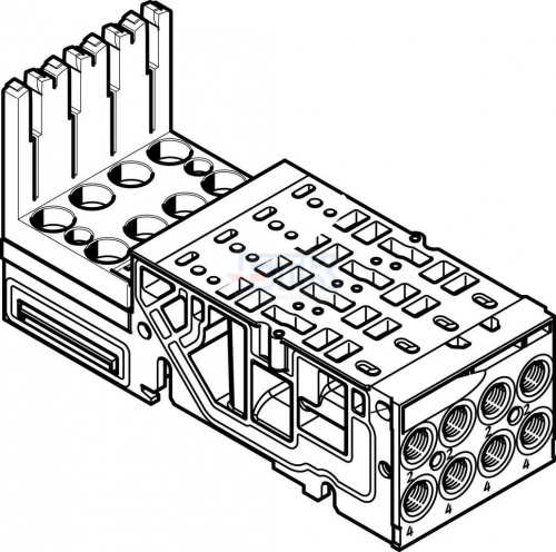 546802 Монтажная плита VMPA1-AP-4-1-EMS-8 FESTO 546802 Монтажная плита VMPA1-AP-4-1-EMS-8 FESTO