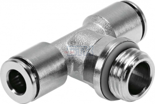 578401 Тройник с цанговым зажимом и резьбой NPQH-T-G38-Q12-P10 FESTO 578401 Тройник с цанговым зажимом и резьбой NPQH-T-G38-Q12-P10 FESTO