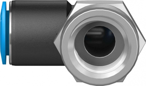153280 Угловой штуцер с цанговым зажимом и резьбой QSLF-3/8-10-B FESTO 153280 Угловой штуцер с цанговым зажимом и резьбой QSLF-3/8-10-B FESTO
