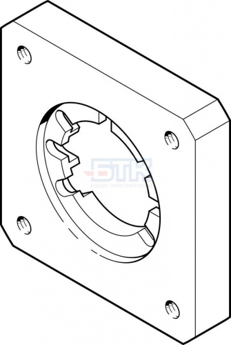 534807 Фланец мотора EAMF-A-30A-55A FESTO 534807 Фланец мотора EAMF-A-30A-55A FESTO