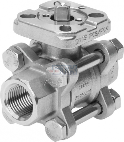 1686643 Шаровой кран VZBA-11/2"-GG-63-T-22-F0507-V4V4T FESTO 1686643 Шаровой кран VZBA-11/2"-GG-63-T-22-F0507-V4V4T FESTO