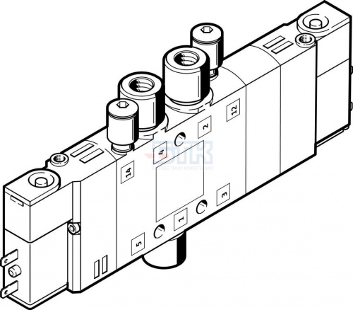 533156 Распределитель с электроуправлением CPE10-M1BH-5/3ES-QS6-B FESTO 533156 Распределитель с электроуправлением CPE10-M1BH-5/3ES-QS6-B FESTO