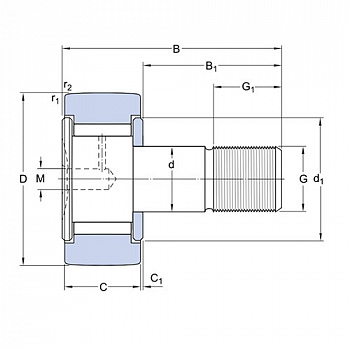 Опорный ролик KRV 19 SKF Опорный ролик KRV 19 SKF